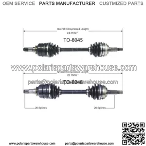 Front Left Front Right 2Of CV Axle Shaft For Toyota Celica 1986-1989 (For: Toyota)
