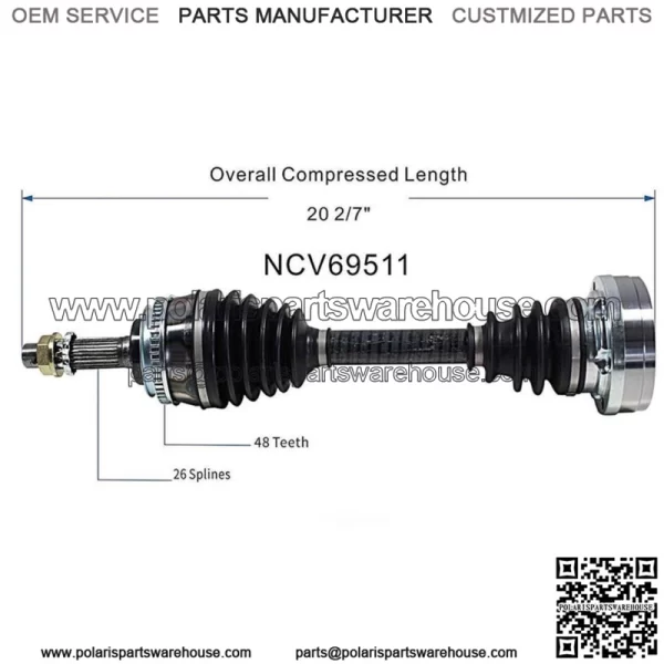 Front Left or Right CV Axle joint for 2.5L V6 1988-1991 Toyota Camry Lexus ES250 (For: Toyota) - Image 3