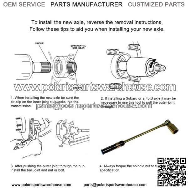 FRONT LEFT RIGHT CV AXLE Shaft GSP fits 2008-2010 TOYOTA HIGHLANDER(FWD) (For: Toyota) - Image 4