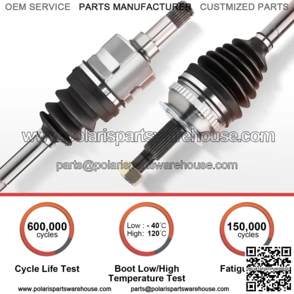 Front Left & Right CV Axle Shaft Assembly for Toyota Prius C 2012-2019 1.5L (For: Toyota) - Image 4