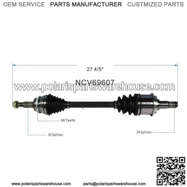 OE Front CV Axle CV Joint Shaft Assembly for Toyota Sienna Van 3.5L FWD 2004-10 (For: Toyota) - Image 2