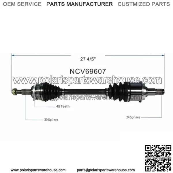 OE Front CV Axle CV Joint Shaft Assembly for Toyota Sienna Van 3.5L FWD 2004-10 (For: Toyota) - Image 5