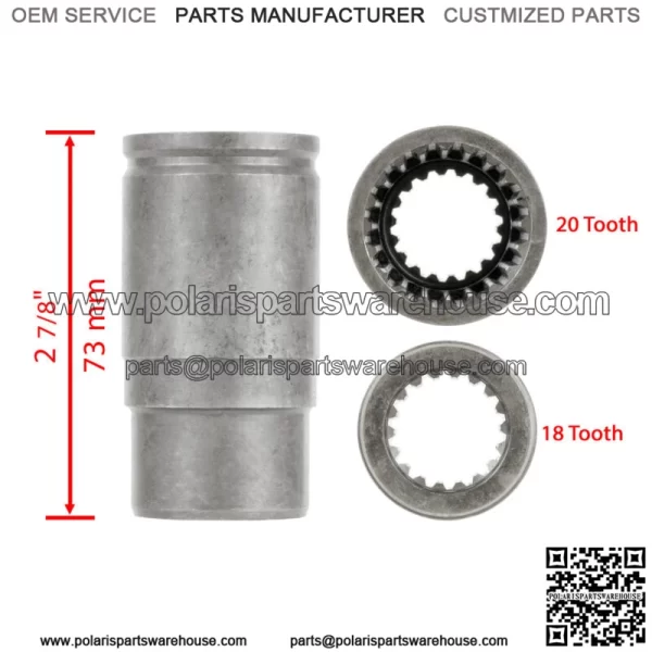Front Differential Drive Shaft for Can-Am Outlander 500 570 4X4 2013 2014 - 2019 - Image 4