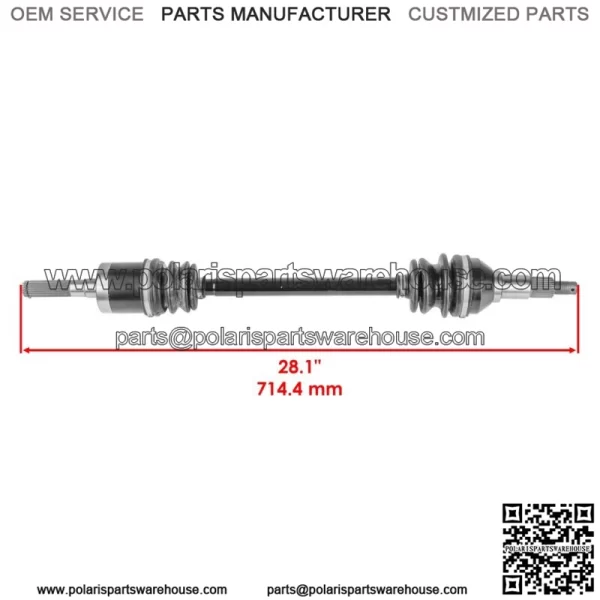 Front Right Complete CV Joint Axle for Can-Am Commander 1000 4X4 2011 2012 - Image 2