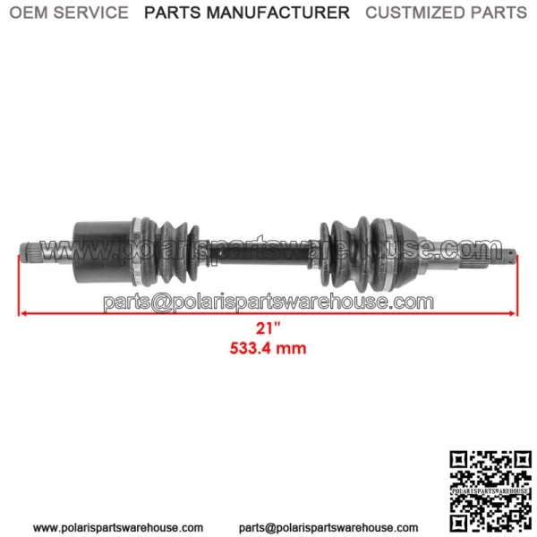 Front Left Complete CV Joint Axle for Canam 705401115, 705401943 - Image 2