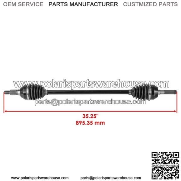 Front Left CV Joint Axle For Can-Am Maverick X3 Turbo R XRS 2018 - Image 2
