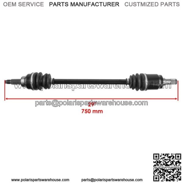 Front Left and Right CV Joint Axle Shaft fits Honda Pioneer 700 SXS700 2014-2022 - Image 2