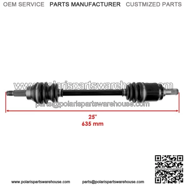 Front Left and Right CV Joint Axle Shaft fits Honda Pioneer 700 SXS700 2014-2022 - Image 4