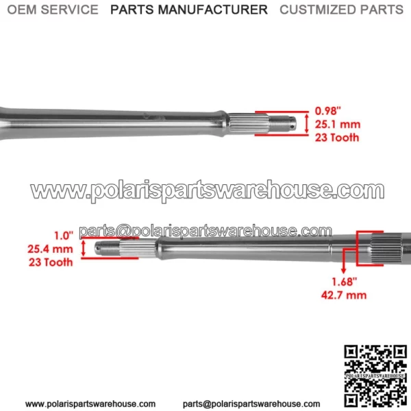Rear Axle Shaft For Polaris Predator 500 2003-2007 5133722 ATV - Image 3