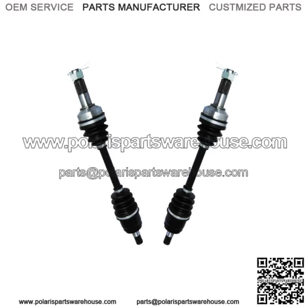 Front CV Axle Shafts Pair 2 for 2015-2019 Honda TRX420FM1 FourTrax Rancher 4x4 (For: Honda)