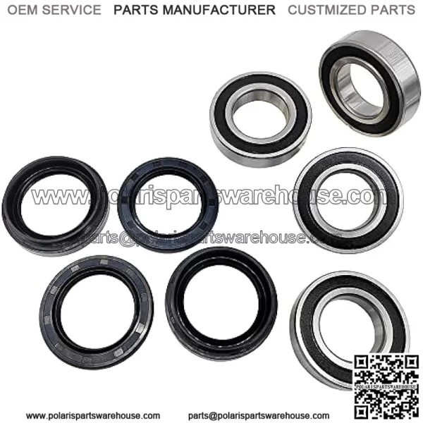 Front Wheel Bearing Seal Kits for Suzuki Quadrunner 250 500 Vinson 500 King Quad 250 300 400 Eiger 400 LT-F500F LT-A500F LT-F400 LT-F400F LT-4WD LTF-250 LT-F250F LTF300F LTF400F - Image 2