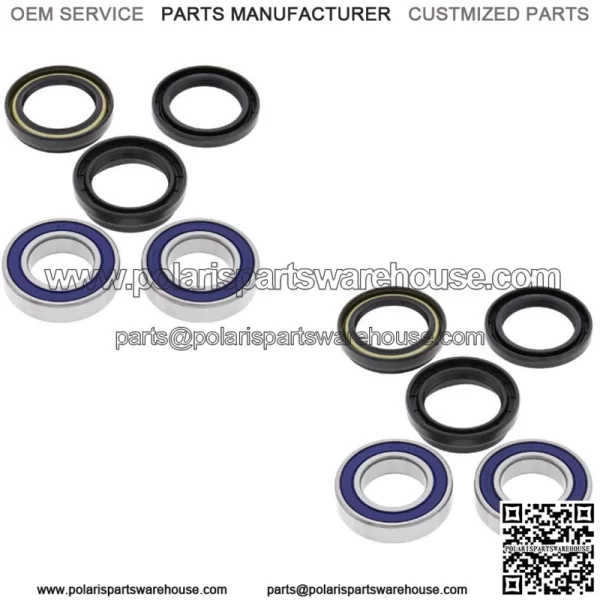 Front Wheel Bearings & Seal Kit For 02-07 Suzuki LT-F400F Eiger 4x4 For: More than one vehicle