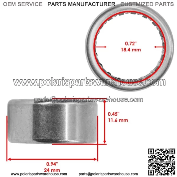 93315-21813-00 Clutch Bearing for Yamaha Kodiak Grizzly Rhino Venture (For: 2006 Yamaha Rhino 660) - Image 2