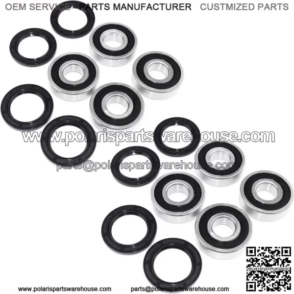 Yamaha Rhino 660 YXR660 Front & Rear Wheel Bearings Seals Kit and Gasket 04-007