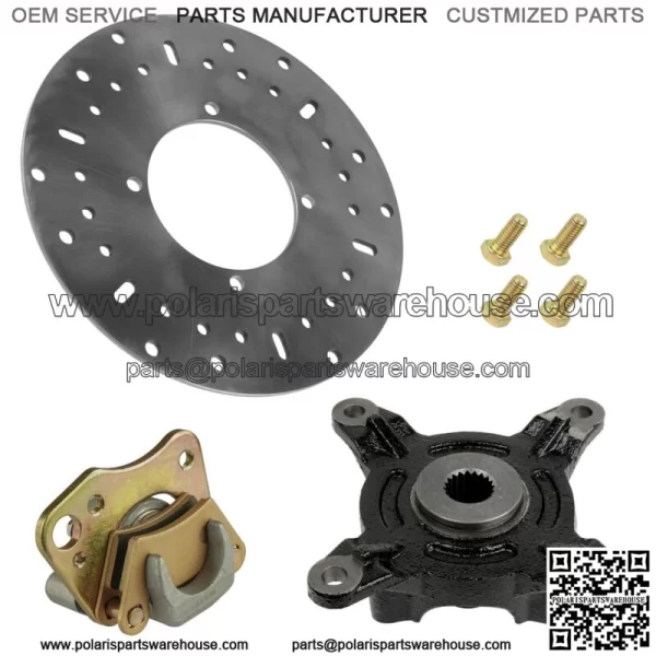 Front L Brake Cariper & Disc w/ Hub For Poraris ranger 400 2012 For: Polaris Sportsman 570