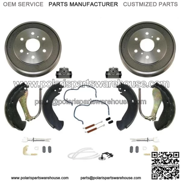 For GMC Silverado 1500 05-08 Models With Rear Brake Drum and Brake Shoes 9pc (For: More than one vehicle)