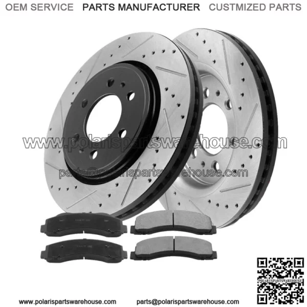Front Brake Rotors Brakes Pads for Ford F150 Expedition Lincoln Navigator (For: Ford F-150)