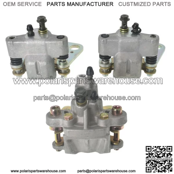 Front & Rear Brake Calipers Pads For Polaris Sportsman 450 500 570 800 2007-2009