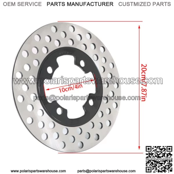 Front Brake Calipers +Brake Rotors For 2007-2012 Yamaha Grizzly 350 YFM350G NEW - Image 2