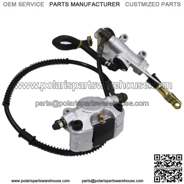 Hydraulic Rear Disc Brake Caliper System + Pads 150cc 250cc Quad Dirt Bike ATV - Image 3