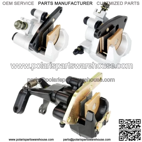 Front and Rear Brake Caliper w/Pads for Yamaha Blaster 200 YFS200 2003 2004-2006 (For: Yamaha YFS200)