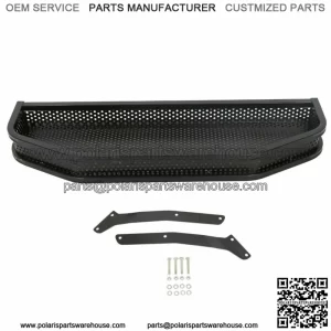 Front Clay Cargo Basket Black for EZGO TXT Golf Cart 1994+ w/ Mounting Brackets