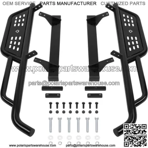 Heavy Duty Nerf Bars / Running Boards for EZGO TXT 1996-2021 Golf CartSet of 2