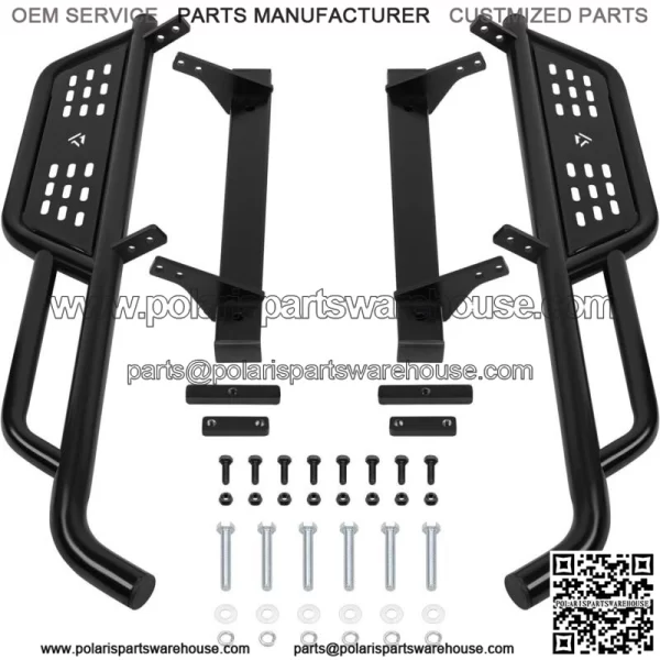 Heavy Duty Nerf Bars / Running Boards for EZGO TXT 1996-2021 Golf CartSet of 2
