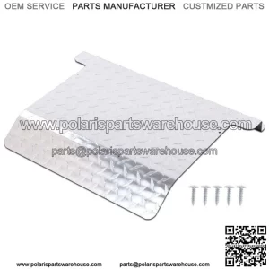 Fit For EZGO TXT Golf Cart Polished Chrome Diamond Plate AcceEngine Cover