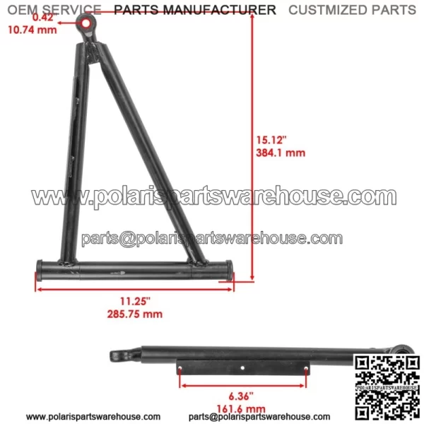 Front A-Arm For Polaris Sportsman X2 570 EPS 2015 Lower Right & Left For: Polaris Sportsman 570 - Image 2