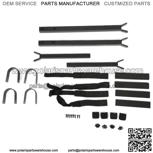 For John Deere Gator Polaris Ranger Kawasaki Mule UTV OVERHEAD GUN RACK CARRIER For: More than one vehicle - Image 2