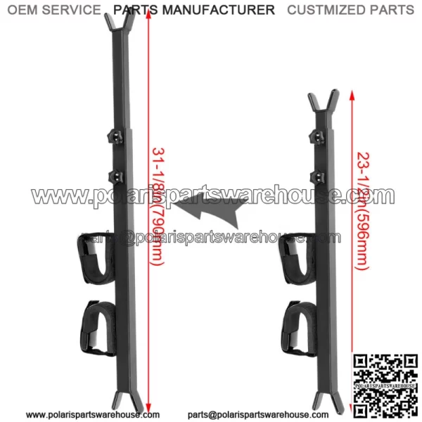 For John Deere Gator Polaris Ranger Kawasaki Mule UTV OVERHEAD GUN RACK CARRIER For: More than one vehicle - Image 3