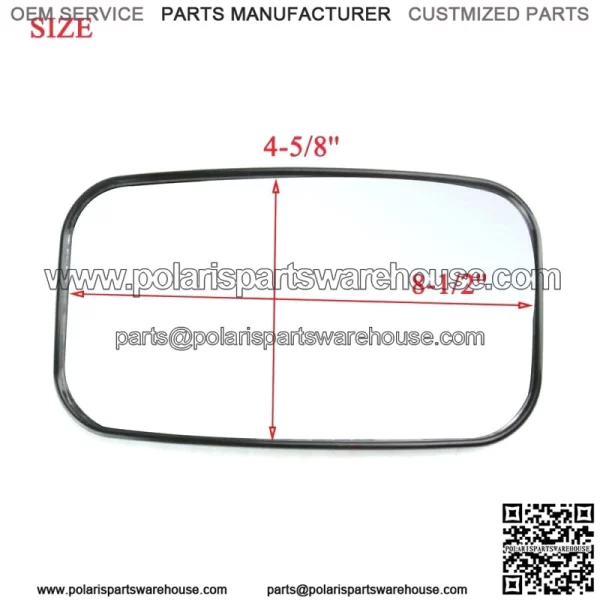 Black 1.75" Roll Bar UTV Rear View Mirrors For Polaris Polaris RZR XP Arctic Cat For: More than one vehicle - Image 3