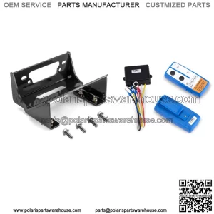 For UTV Kawasaki Teryx/4 750 800 Winch Mounting Plate W/ Winch Remote Control For: More than one vehicle