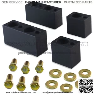 Front Driver Seat Spacer Lift Kit for Chevy Silverado + GMC Sierra Trucks 14-19 (For: More than one vehicle)