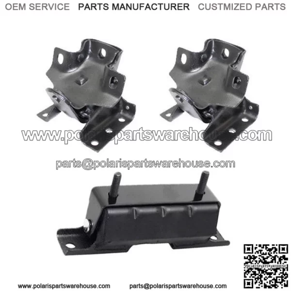 Motor & Trans Mount 3PCS Set for 99-07 Chevy Silverado 1500 4.8L/ 5.3L/ 6.0L 4WD (For: Chevrolet Silverado 1500)