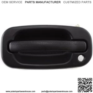 Exterior Door Handle For 99-2006 Chevrolet Silverado 1500 Front LH Black Plastic (For: More than one vehicle)