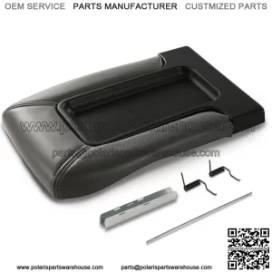 Leather Center Console Lid Arm Rest Cover Fit For 1999-2007 Chevy Silverado (For: More than one vehicle)