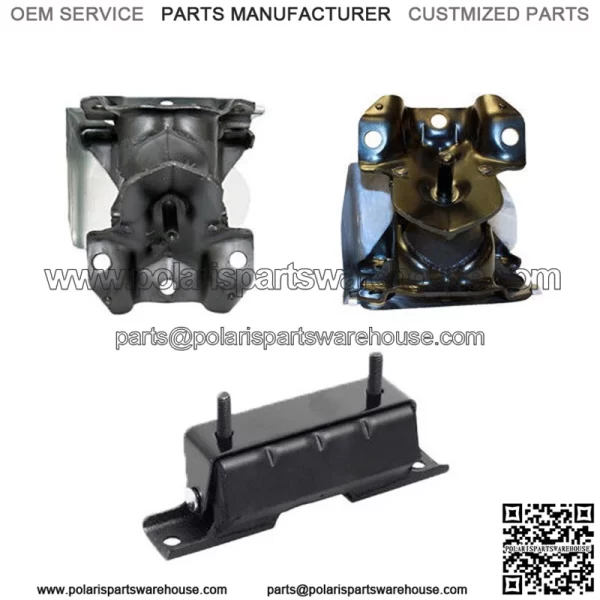 Motor & Trans Mount 3PCS for Silverado 1500/ Tahoe/ Sierra 1500/ Yukon 4.8L 4WD (For: Chevrolet Silverado 1500)