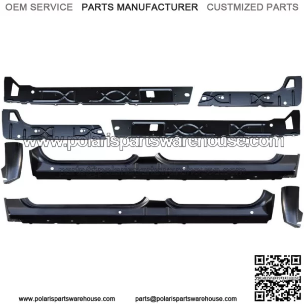 2007-2013 Chevy & Gmc Pickup Inner Outer Rocker Panel and Cab Corner Set CrewCab (For: More than one vehicle)
