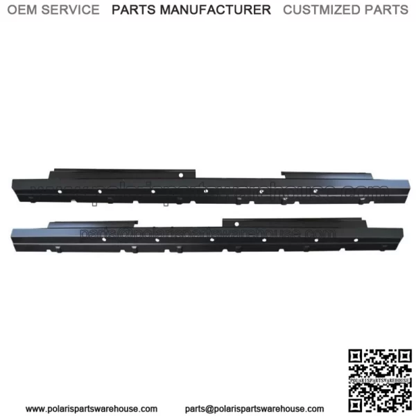 Lh Rh 2007-2013 Chevy Gmc Pickup Slip on Rocker Panels 4 dr Crew Cab (For: More than one vehicle)