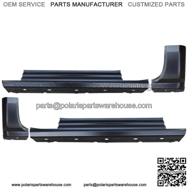 Lh Rh 2014-2018 Chevy Gmc Pickup Slip-on Rocker Panels Cab Corners 2 Dr Std Cab (For: More than one vehicle)