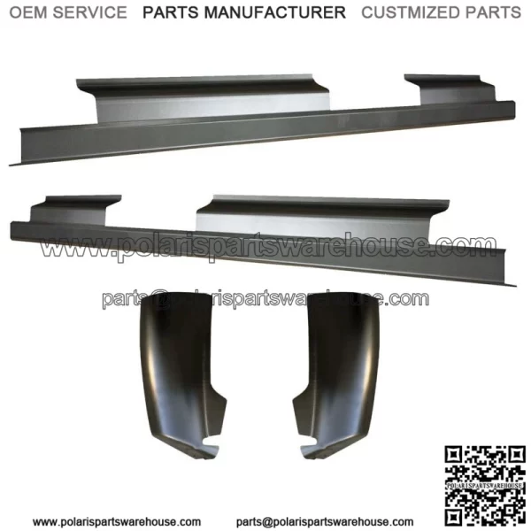 Cab Corner & Slip on Rocker Kit for 07-13 Silverado GMC Sierra Crew Cab PAIR (For: More than one vehicle)
