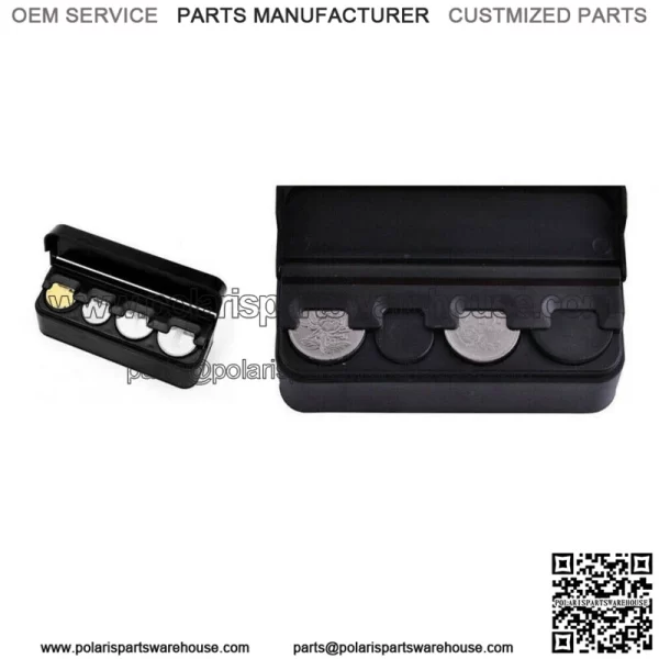 1x Car Accessories Coin-specific Case Loose Change Storage Box Holder Parts  (For: Ford F-150)