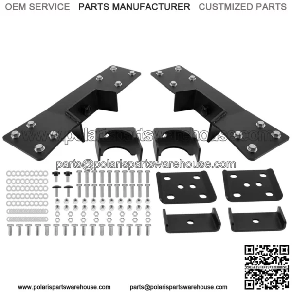 6" Rear Axle Lowering C Notch & Flip Kit Fits for Chevy Silverado &GMC 1999-2007 (For: More than one vehicle)
