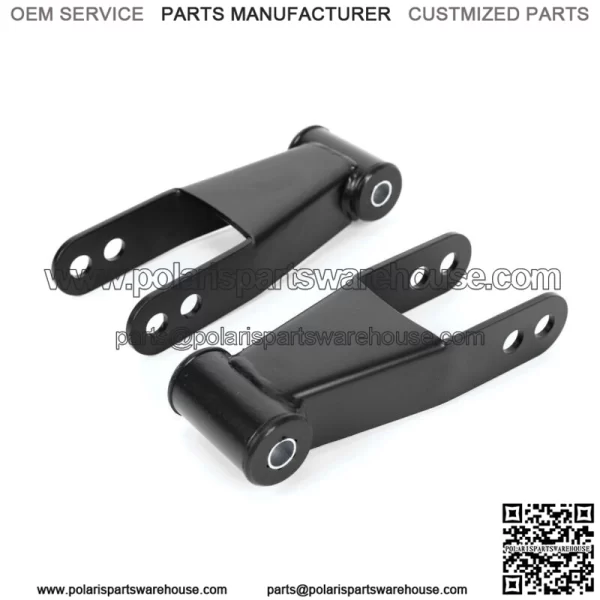 2'' Rear Drop Lowering Shackles Pair For 1988-2018 Chevy Silverado Sierra 1500 (For: More than one vehicle)