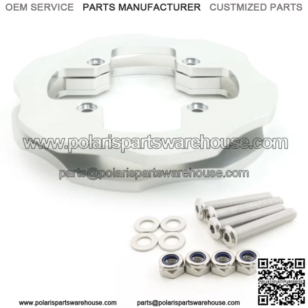 CNC Dual Sprocket Guard Chain Protectors For Honda TRX450ER TRX 450ER 2006-2014 For: Honda - Image 2