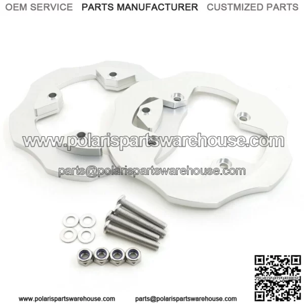 CNC Dual Sprocket Guard Chain Protectors For Honda TRX450ER TRX 450ER 2006-2014 For: Honda - Image 3