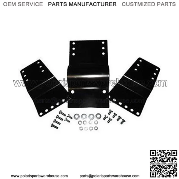 Seat Brackets Set Steel Black Fits International 706 1466 856 766 1066 966