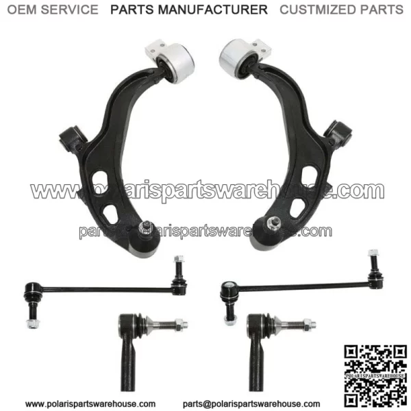 For 2013-2018 Ford Taurus 2013-2016 Lincoln MKS MKT Front Lower Control Arm 6Pcs